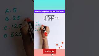 Beautiful Algebraic Square Root Simplification Math Problem #shorts #algebra #simplification #maths