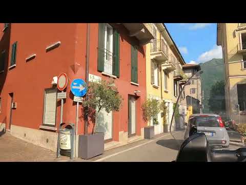 Lago di Como giro in moto da Carate urio a Cernobbio sulla statale vecchia regina