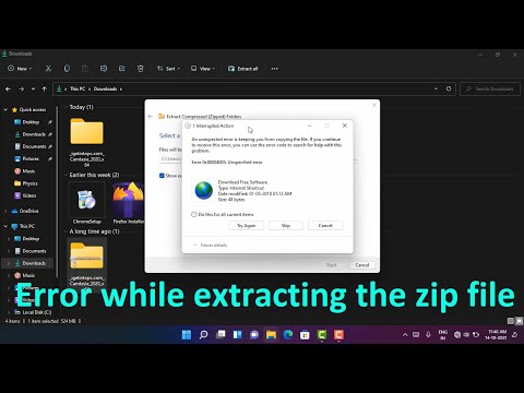 Error 0x80004005: Unspecified error | Unexpected error is keeping you from copying 2022 | Windows 11