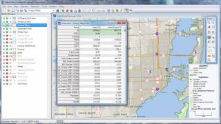 Maptitude 2018 map data, mapping tables, demographic data