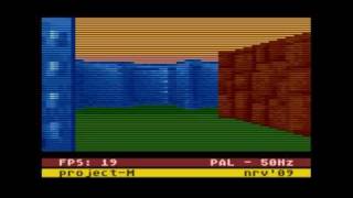 Atari 8bit - Project M - demo version 1.5 - (Wolfenstein 3D clone)