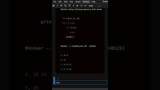 Python Coding Challenge ID 140126
