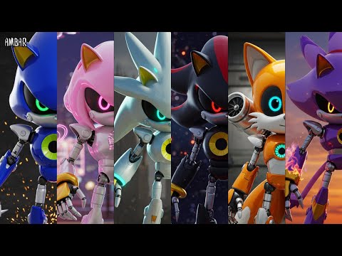 All Metal Versions of Sonic Characters | Which One Is Your Favorite? 👉 @ambarofc