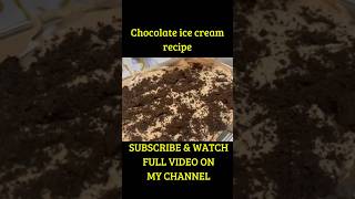 No condensed milk chocolate ice cream recipe at home #chocolateicecreamrecipe #icecream