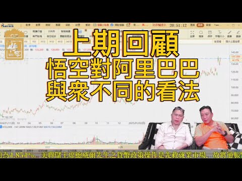 上期回顧 悟空金服對阿里巴巴居然有與衆不同的看法和做法【2025/09/08直播精華】