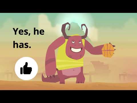 🟡 Has he got? Yes, he has. WORKSHEET IN THE DESCRIPTION - Monsters - Body Parts - Happy Earth