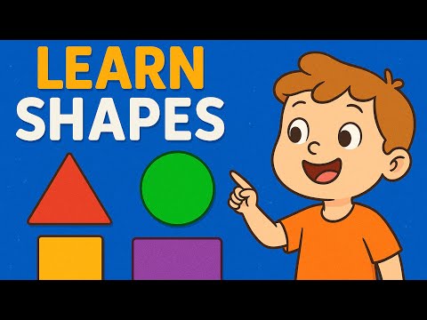 Learn Shapes for Kids | Circle, Square, Triangle & More | Fun Educational Video