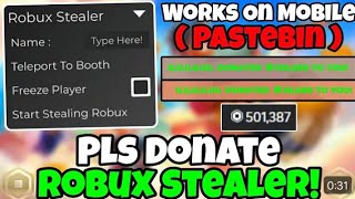 PLS DONATE • 2025 SCRIPT • *2025* PASTEBIN | PC • MOBILE | DEAD HUB SCRIPT