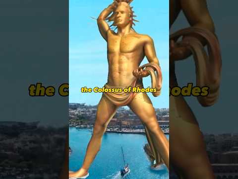 COLOSSUS OF RHODES - one of seven wonders of the Ancient World #colossusofrhodes #history #ancient