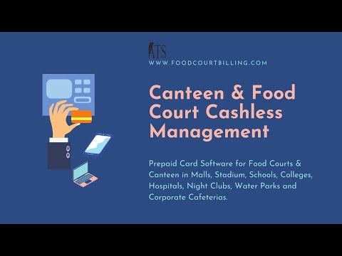 Prepaid RF-ID Card Canteen Management System - One Punch of Card means One Meal