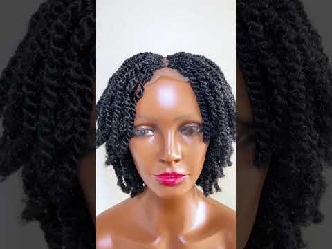 How to make a simple crochet springy twist wig