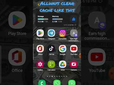 cleaning cache