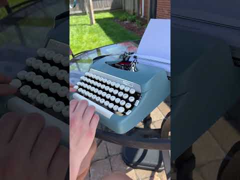 1960s Smith Corona Sterling Vintage Typewriter #asmr