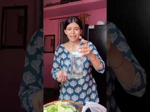 Detox water banana pad gya bhari 😭😱 ye kya hogya 😭😂 #littleanushkavlogs