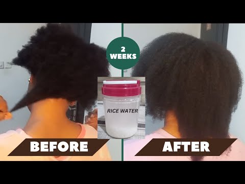 HOW I GREW MY HAIR IN JUST 2 WEEKS WITH RICE WATER// HOW TO MAKE RICE WATER FOR FAST HAIR GROWTH