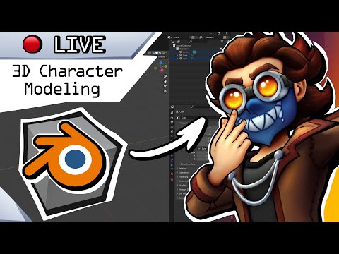 Creating VTuber LIVE🔴✨Texturing + Finalization