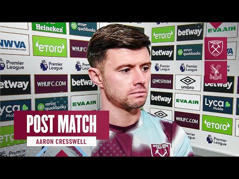 "There's A Lot Of Work To Do" | West Ham 0-2 Crystal Palace | Aaron Cresswell | Post Match Reaction