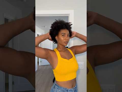 Happy 1-year big chopiversary to me and my overmanipulated twistout🤭 #bigchop #naturalhair #4chair