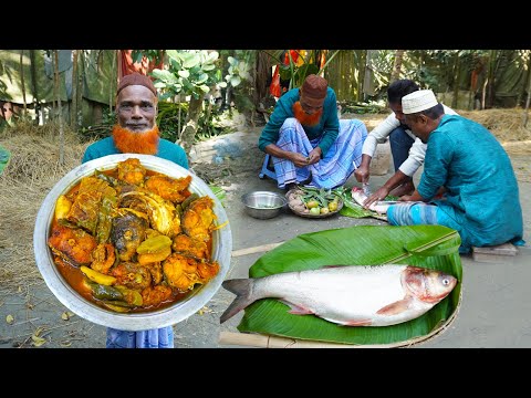 ৩কেজি ওজনের সিলভার মাছ টাটকা সবজি দিয়ে রান্না করলাম | Big Fish