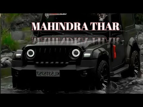 Mahindra Thar  piya piya song||WhatsApp status black Thar Piya piya bole song dj remix||MahindraThar