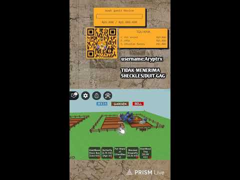 🔴TRADE/SELL LIVE SEBENTAR JE | GROW A GARDEN
