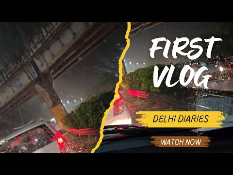 Dilli mai mausam ka bigda haal - Aaj ka vlog baarish ke naam ⛈️☔️🌧