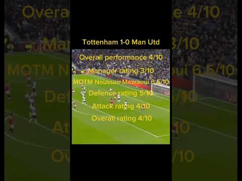 Rating every premier league game from our season part 25 #manutd #tottenham #football