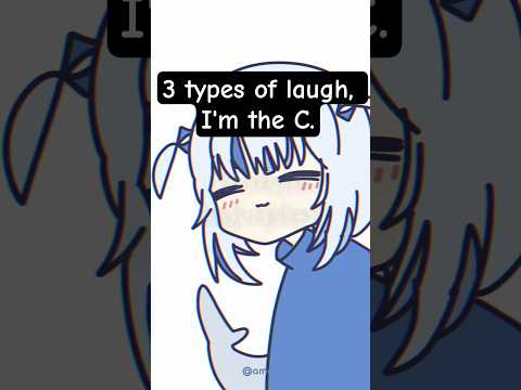 Which Are You? #relatable #gawrgura #ameliawatson #ninomaeinanis #vtuber #funny #hololive #animation
