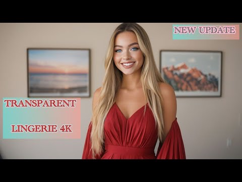 4K New Stunning Transparent Lingerie Haul 2025 | See-Through Styles |Transparent Lingerie TryOn Haul