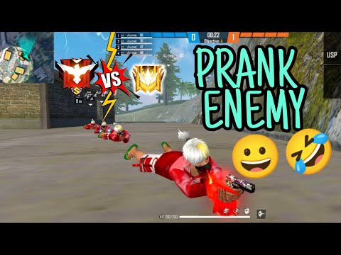 PRANK WITH ENEMY😂😂 || CLASH SQUAD RANKED FUNNY MOMENT | FREE FIRE BATTLEGROUND | gameplay Video 2022