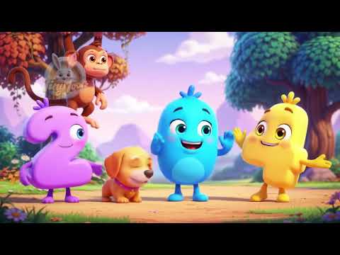 COUNTING SONG, PRE SCHOOL RHYME,SONG for KIDS#kidsongs #nurseryrhyme #cartoonforkids #preschoolsongs