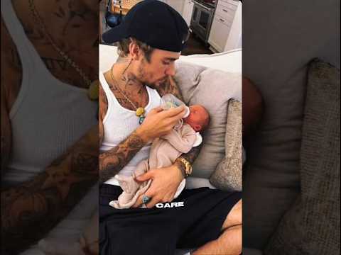 Justin Bieber 😍 with his new born baby "Jack blues Bieber 😚💖#justinbieber#song#baby