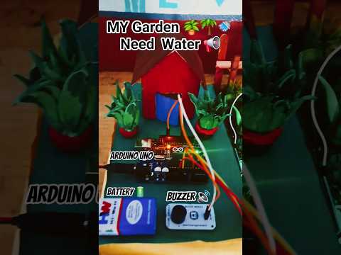 Plants Need Water 💧📢 #arduinoproject #shorts