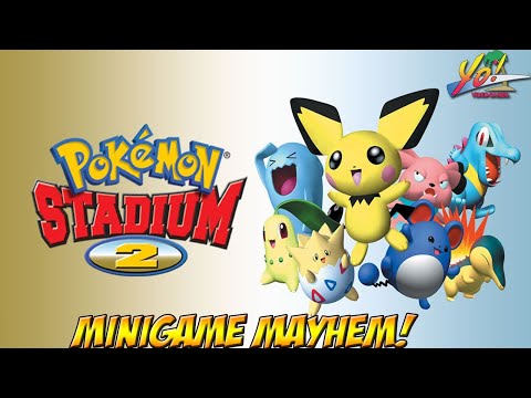 Pokemon Stadium 2! Minigame Mayhem! - YoVideogames