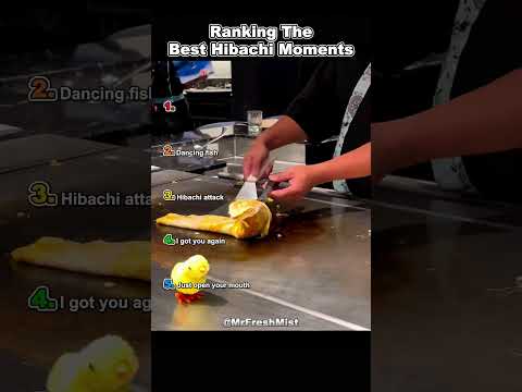 Ranking The Best Hibachi Moments 🍘🍛 #viralshorts