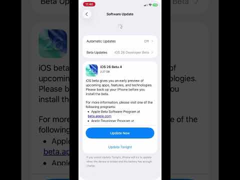 Ios 26 Beta 4 iphone 11,12,13,14,15,16 #iPhone #iphone11