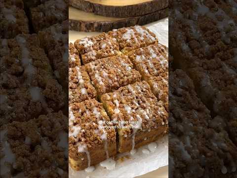 Instead of going to Starbucks, make the cinnamon coffee cake at home!