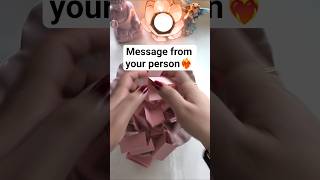 Message from your person ❤️‍🔥 #shorts #tarotreading #lovetarotreading