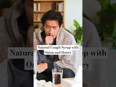 Natural Cough Syrup with Onion and Honey #cough #HomeRemedyforcough #coughsyrup #reliefcough