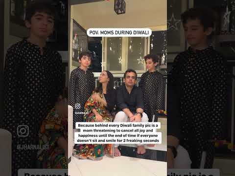 The truth behind every Diwali family picture #diwali2023 #youtubeshorts #diwalispecial #shorts
