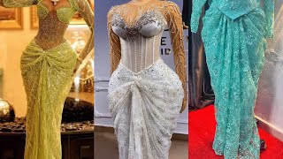 How to Drape a Front Wrapper Illusion Skirt | Elegant Aso-Ebi Lace Placement Tutorial