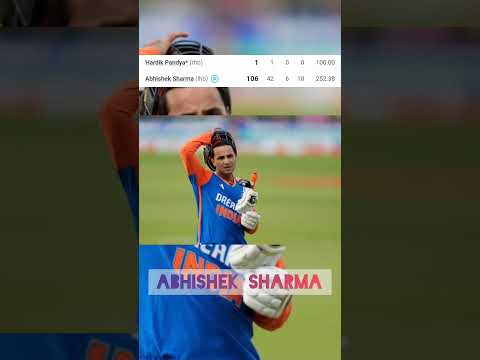 Abhishek Sharma 37-ball hundred | India vs England, 5th T20I Mumbai | t20 fastest century #trending