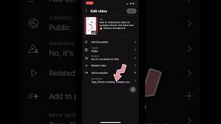 How To Hide Like On YouTube Video | YouTube Par Like Hide  Kaise Kara 😃😍 #short  #likehide