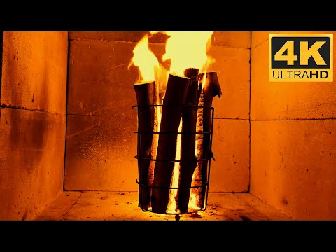 Gentle Relaxation With Cozy Fireplace Burning 🔥 1 Hours Fire Crackling Sounds for You - 4k fireplace