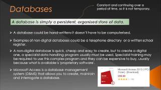 OCR GCSE Computing: Database Concepts - Topic 14 [OLD COURSE]
