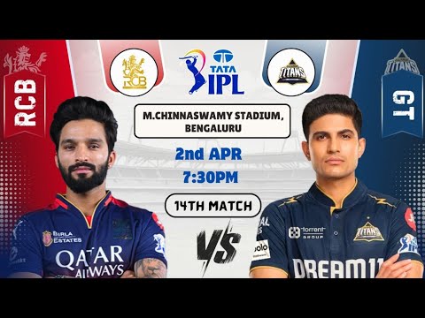 RCB vs GT Today Match Prediction | Rajasthan royals vs Gujarat Titans 2025 14th IPL Match