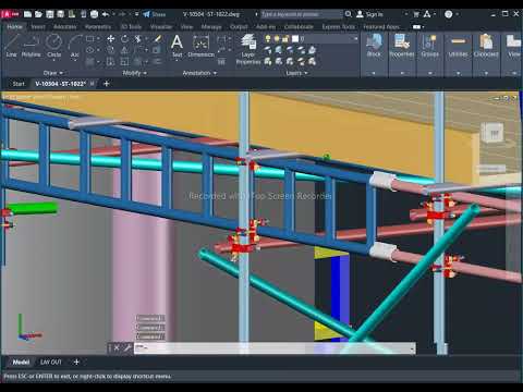scaffold 3d drawing 07