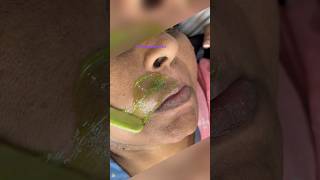Upper lips wax #upperlipswax #shorts