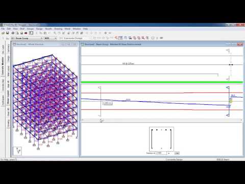 STAAD Pro Tutorials - Design of RCC Multistorey Building with Combination Load Part-2 ( Day 12 )