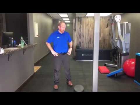 Advanced Ankle Strengthening Exercise Using a Foam Pad | Pro Physio